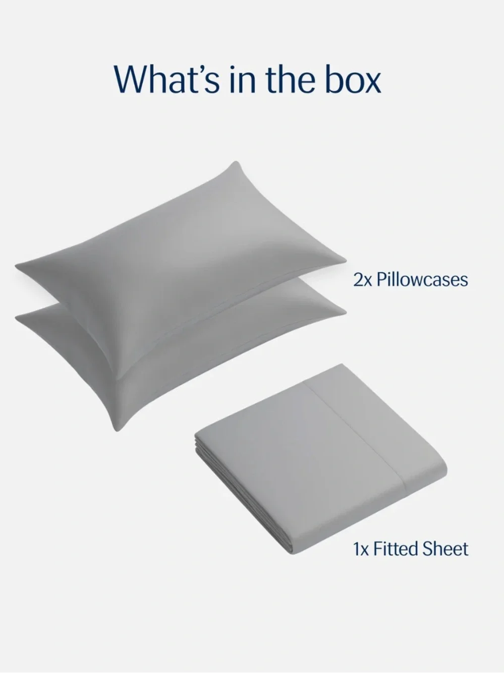 REST Evercool Cooling Sheets in Snow Cool Gray - King + Queen